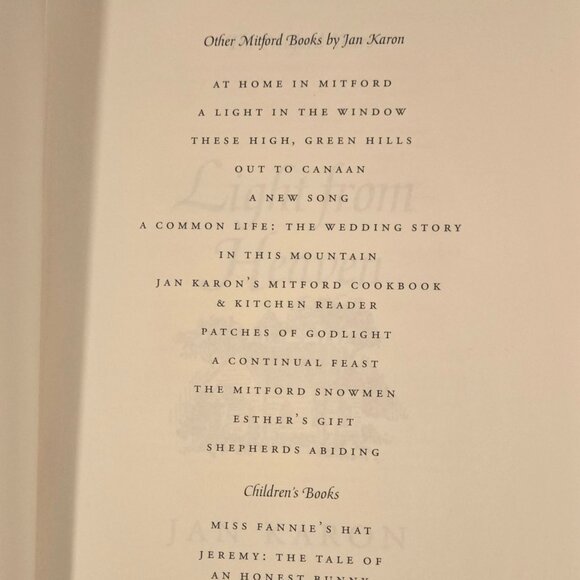 Jan Karon Hardcover Books Lot of 4 Instant Collection Hardback Mitford Series - Picture 6 of 16